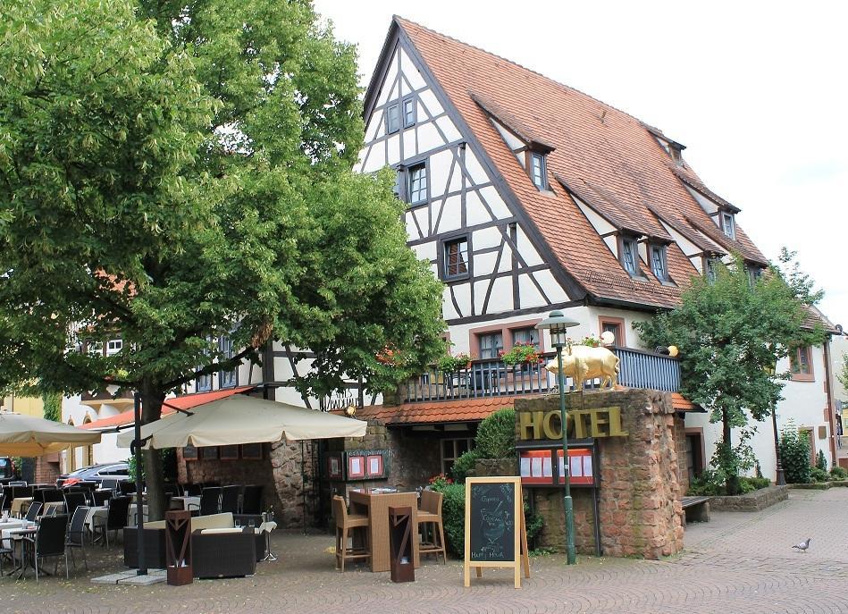 Hotel Restaurant Altes Badhaus Эбербах Экстерьер фото
